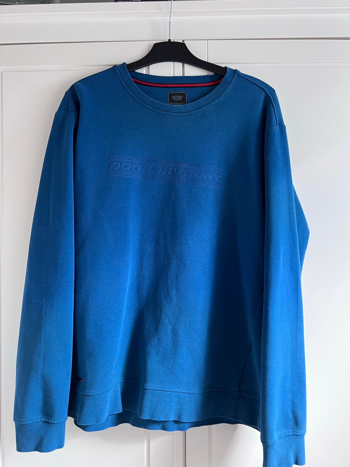 Donkervoort sweater XL - Zo goed als nieuw, Ophalen of Verzenden, Zo goed als nieuw, Maat 56/58 (XL), Blauw