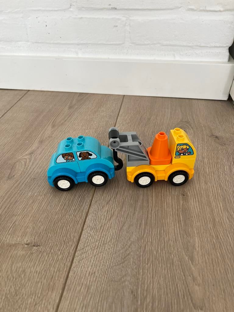 Lego Duplo Sleepwagen met auto, Ophalen of Verzenden, Gebruikt, Complete set, Duplo