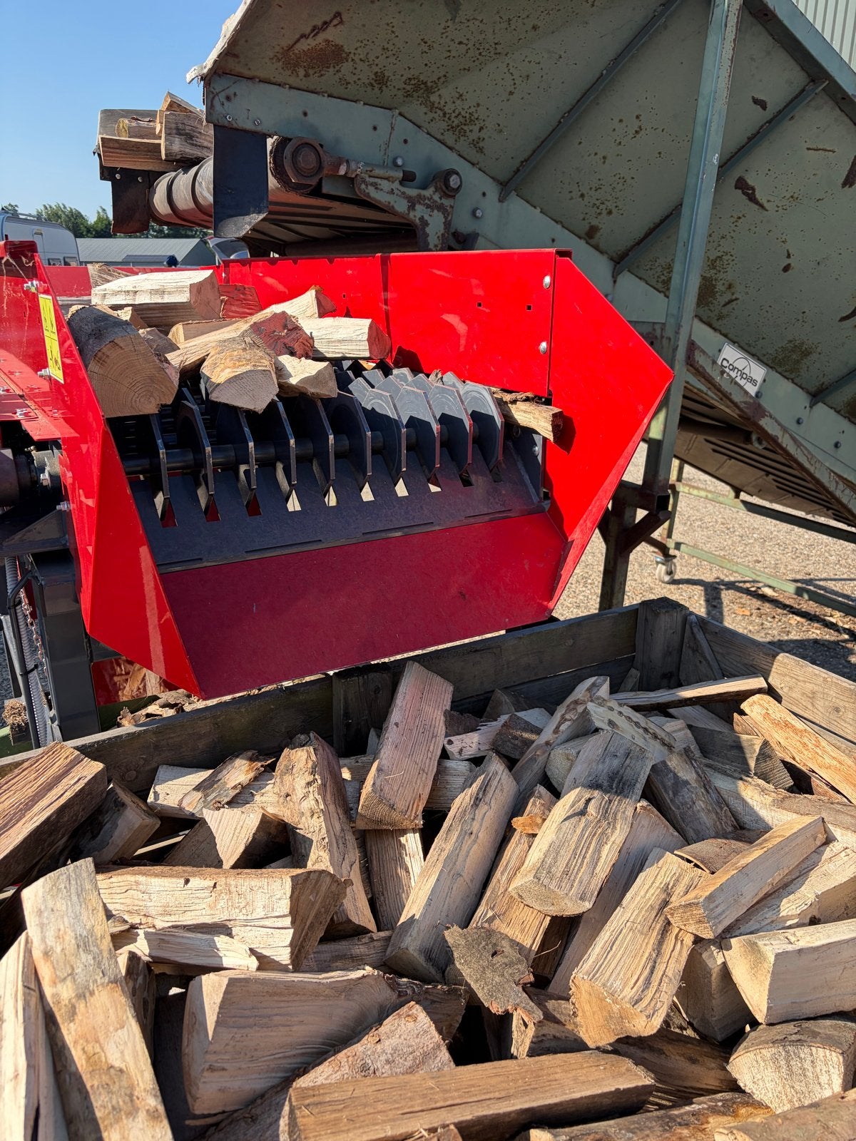 Droog haardhout: Els en Esdoorn mix, Tuin en Terras, Haardhout, 3 tot 6 m³, Ophalen of Verzenden, Elzenhout, Blokken