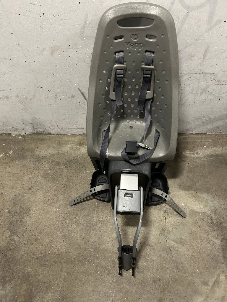 Thule Yepp Maxi zilver fietstoeltjes met zadelbuis, Achterzitje, Jepp, Ophalen, 15 t/m 25 kg