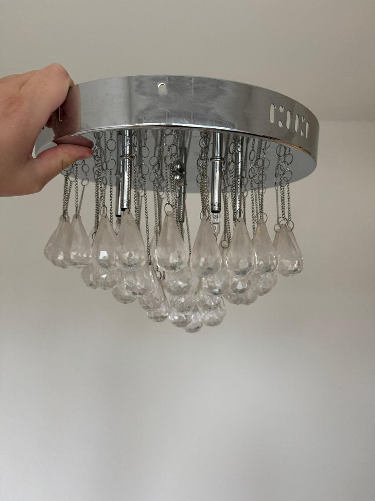 Plafondlamp Felice transparant, Ophalen of Verzenden, Zo goed als nieuw