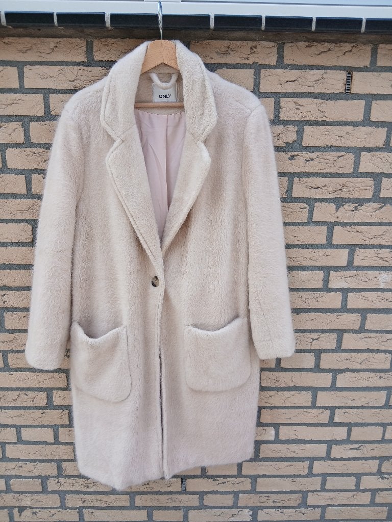 Halflange jas, Ophalen of Verzenden, Zo goed als nieuw, Maat 46/48 (XL) of groter