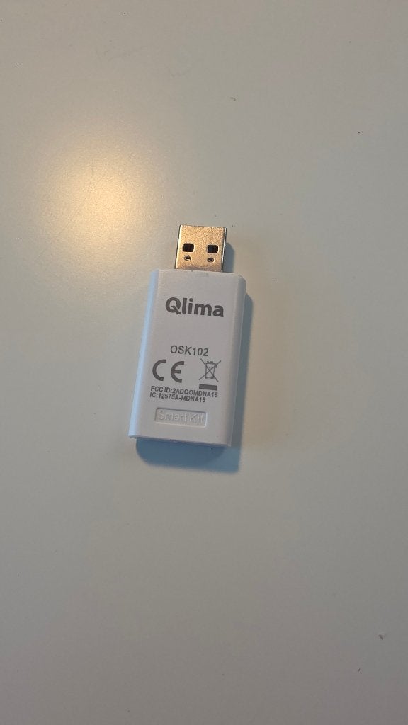 Qlima Smart Kit OSK102 USB stick, Witgoed en Apparatuur, Airco's, Minder dan 60 m³, Nieuw, 3 snelheden of meer, Ophalen of Verzenden