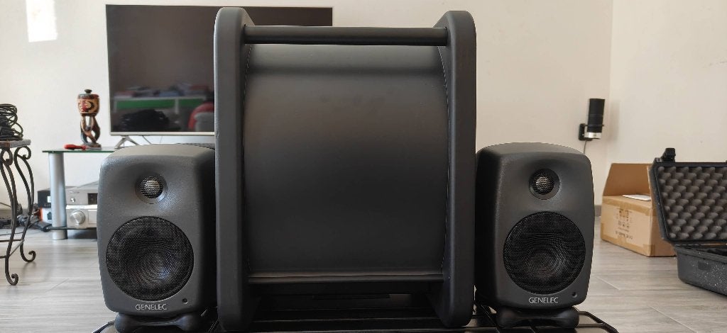 Genelec Monitor Studio, Audio, Tv en Foto, Luidsprekers, Inclusief kabels, Subwoofer, Zo goed als nieuw, Minder dan 60 watt