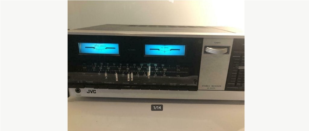 JVC JR-S100L Receiver uit 1976., Ophalen, JVC, Zo goed als nieuw, Minder dan 60 watt