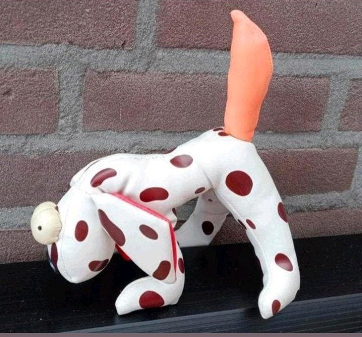 Hond van leer vintage zeldzaam      nr1, Ophalen, Hond