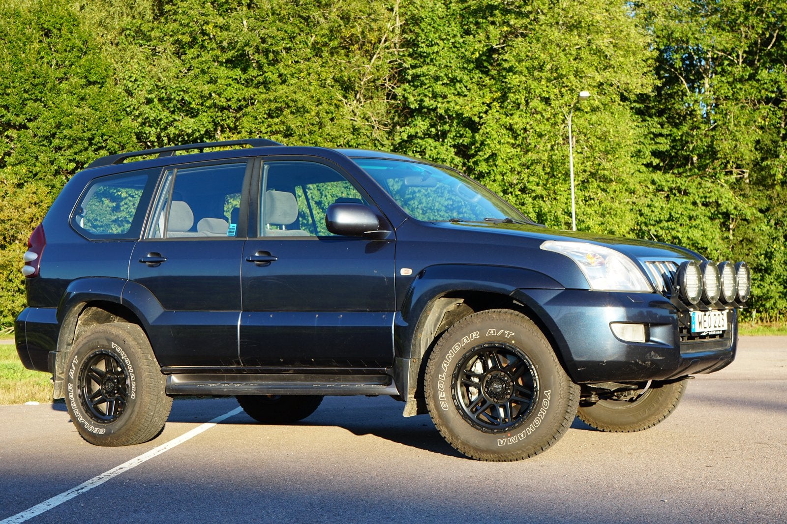 Toyota Land Cruiser 4.0 V6 Eerlijk Werkpaard  Veel Vernieuwd, Auto's, Automaat, 4000 cc, Blauw, Stoelverwarming