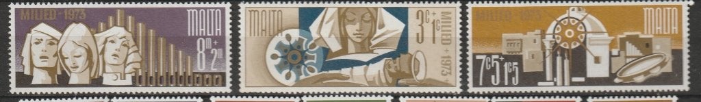 TSS Kavel 340094 Malta   pf minr 478-480, Ophalen, Malta, Postfris
