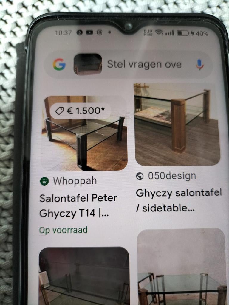 Prachtige vintage design salontafel, Ophalen of Verzenden, 75 m² of meer, Laminaat