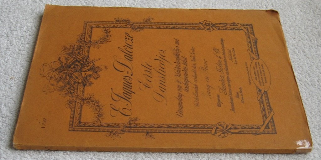 Eerste Dansliedjes - E. Jaques Dalcroze (zie omschrijving), Zang, Gebruikt, Ophalen of Verzenden, Artiest of Componist