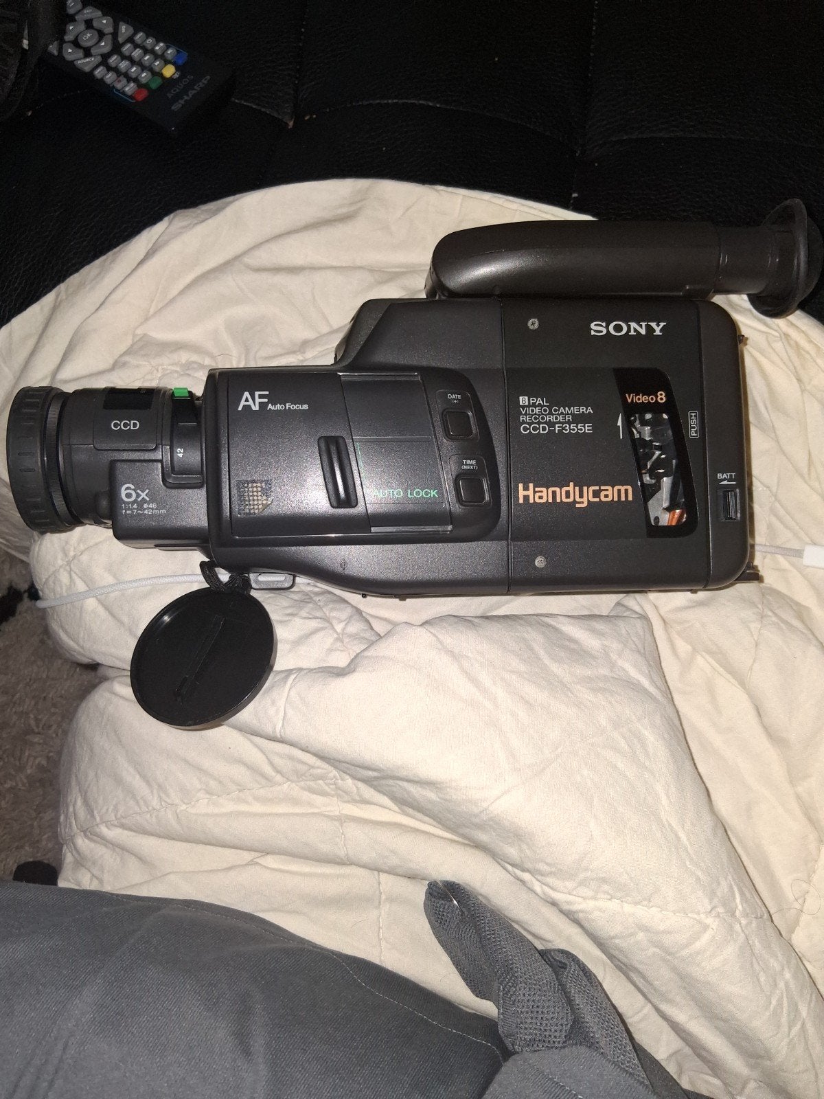 Sony Handycam Video 8 CCD-F355E - Vintage Videocamera, Audio, Tv en Foto, Videocamera's Analoog, Camera, 8mm, Ophalen of Verzenden