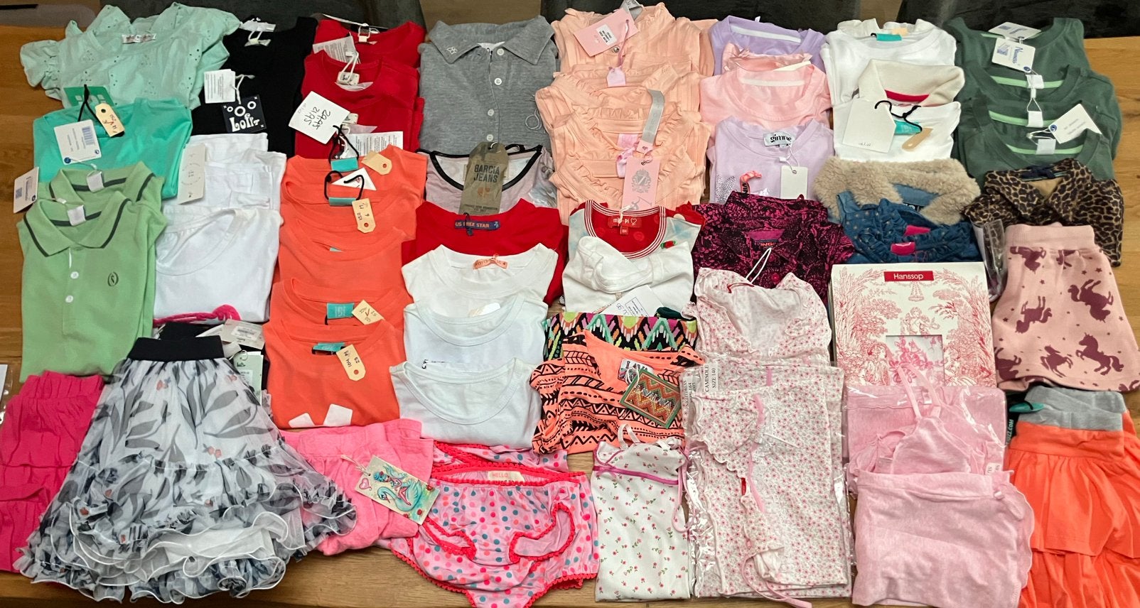 Partij nieuwe kinderkleding! 243 stuks, Ophalen of Verzenden, Nieuw