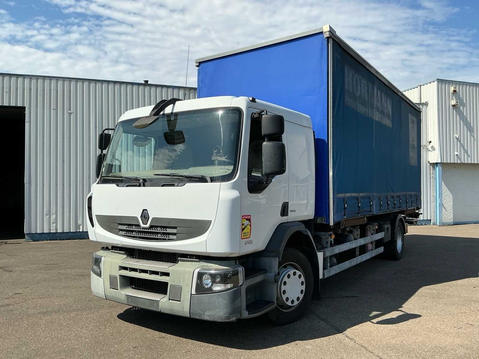 2009 Renault Premium 410 DXi 4x2 schuifzeilwagen met wisselo, Euro 5, Renault, Overige brandstoffen, Bedrijf