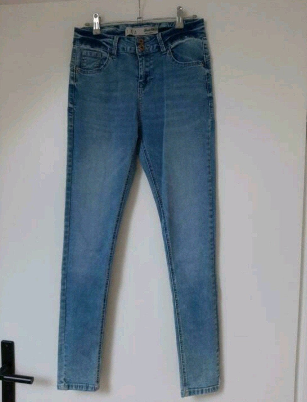 Blauwe jeans / spijkerbroek Primark - maat S 36, Ophalen of Verzenden, Zo goed als nieuw, W28 - W29 (confectie 36), Primark