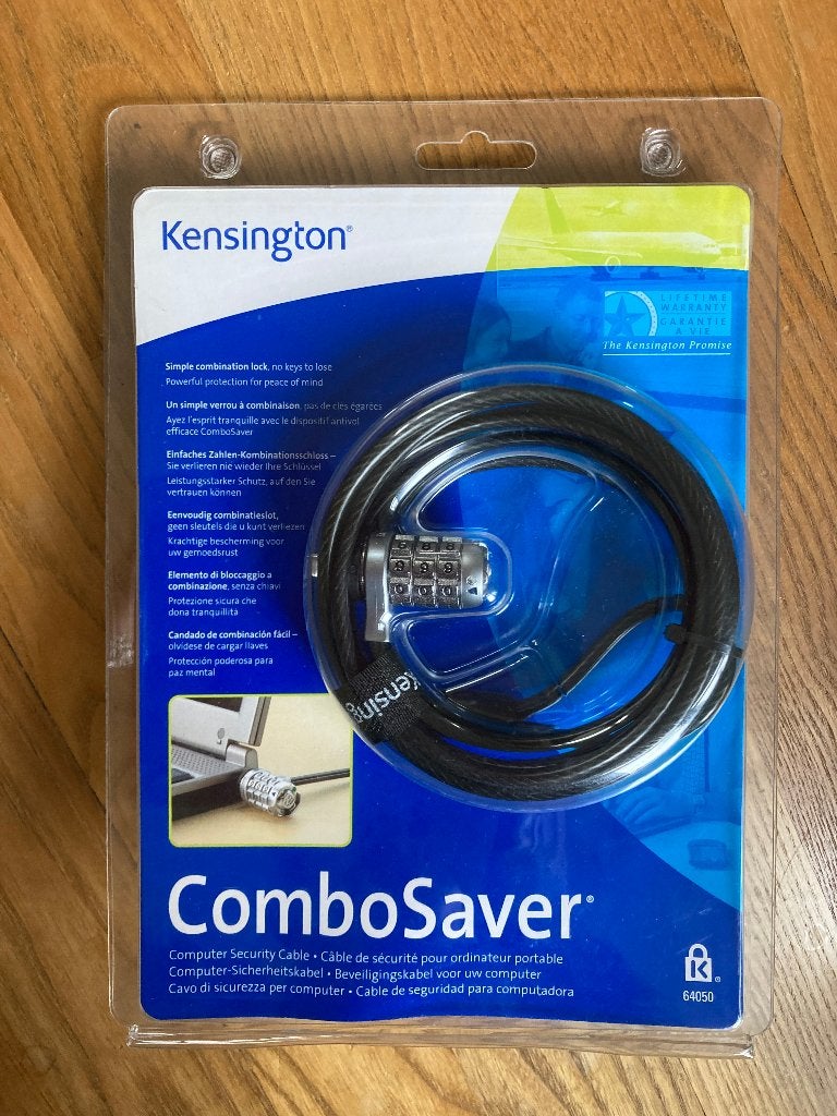 Laptopslot Kensington met cijferslot nieuw, Ophalen of Verzenden, Nieuw