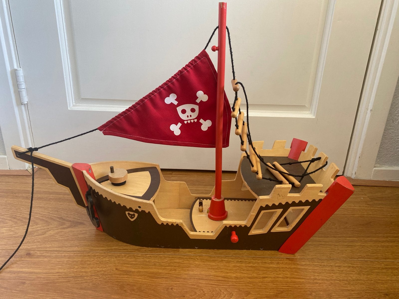 Houten Piratenschip Speelgoed - Djeco Arty Toys, Kinderen en Baby's, Ophalen of Verzenden, Gebruikt, Jongen of Meisje