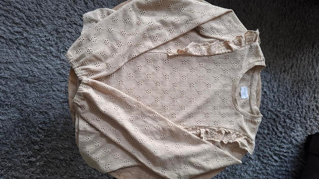 Revelatie shirt lange mouwen beige maat S, Kleding | Dames, Ophalen of Verzenden