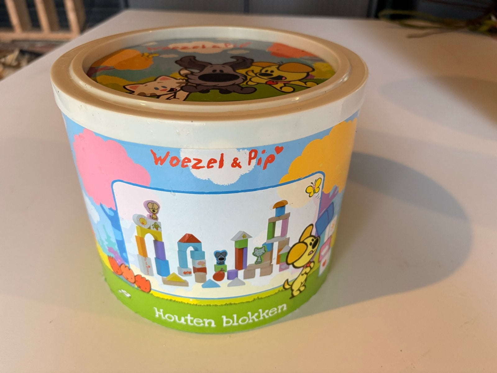 Woezel & Pip Houten Blokken in Emmer, Ophalen, Gebruikt, Overige merken