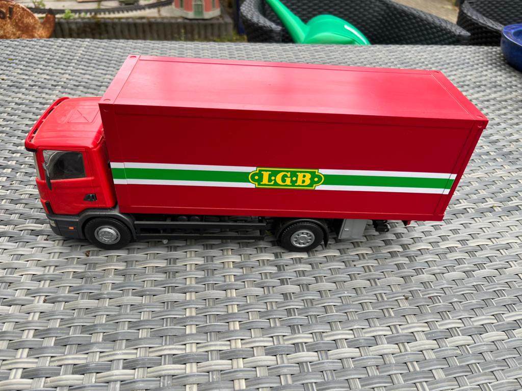 LGB vrachtwagen, gebruikt, zelfbouw, onderstel EMEK, Hobby en Vrije tijd, Gebruikt, Gelijkstroom, Wagon, Ophalen of Verzenden