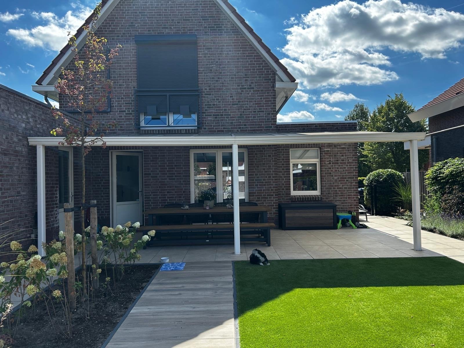 Moderne Overkapping voor Terras of Tuin, Ophalen, Gebruikt, Overige typen