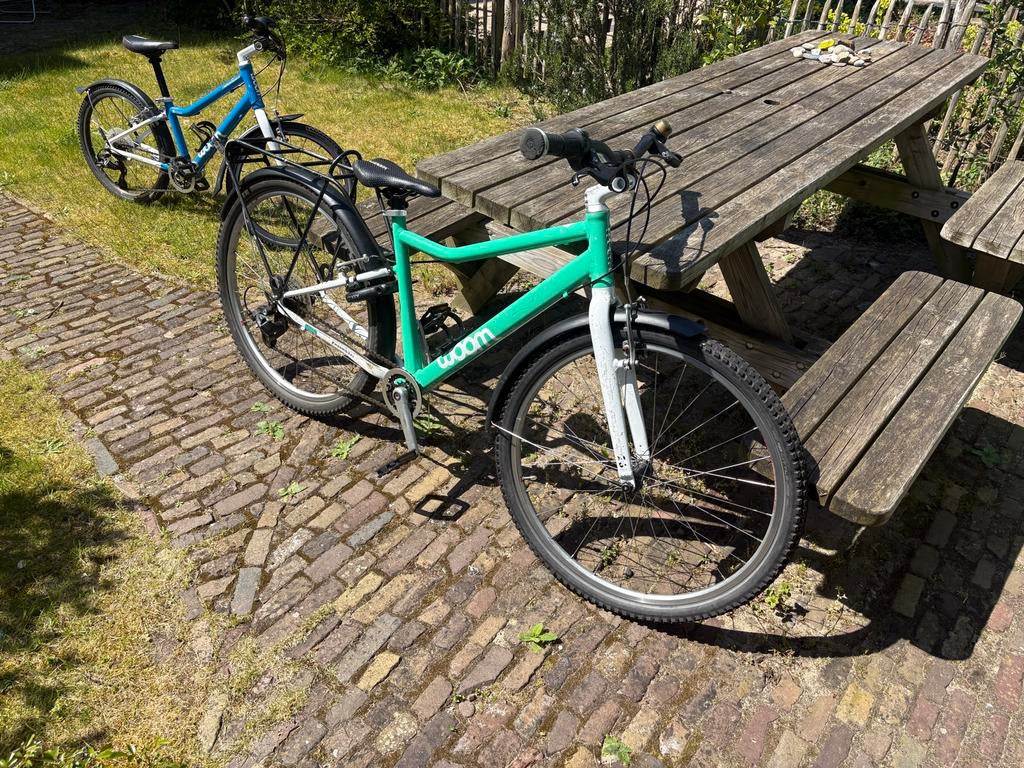 Woom 6 Lichtgewicht Kinderfiets Groen met Bagagedrager en Sl, Fietsen en Brommers, Fietsen | Heren | Herenfietsen, Ophalen, Gebruikt