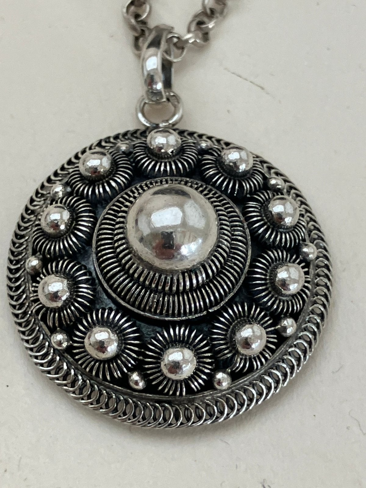 Prachtige zilveren hanger Zeeuwse knoop, Ophalen of Verzenden, Zo goed als nieuw, Zilver