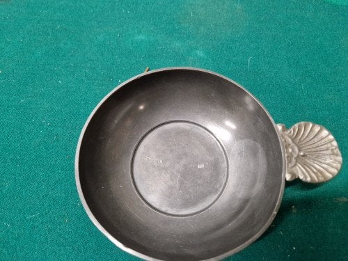 Tinnen asbak vintage, Antiek en Kunst, Antiek | Tin, Ophalen of Verzenden