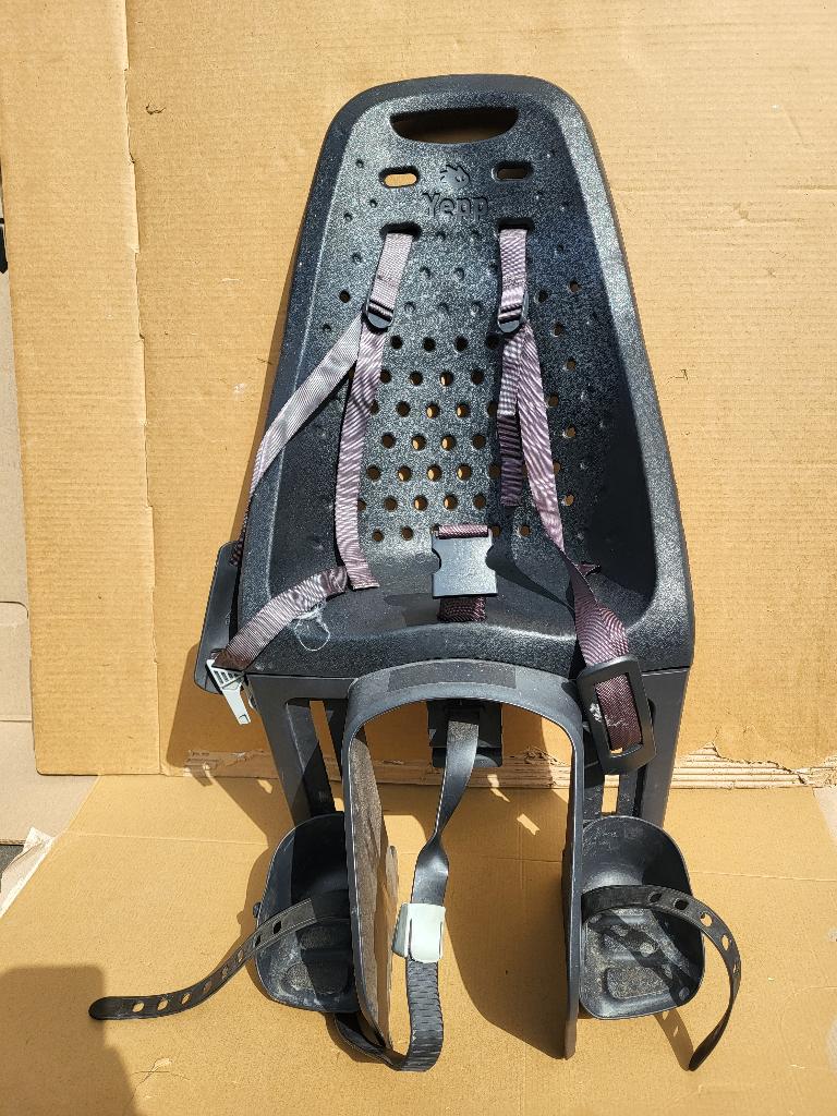 GMG YEPP Mini black achterzitje, Fietsen en Brommers, Ophalen, Achterzitje, Yepp, 9 t/m 18 kg