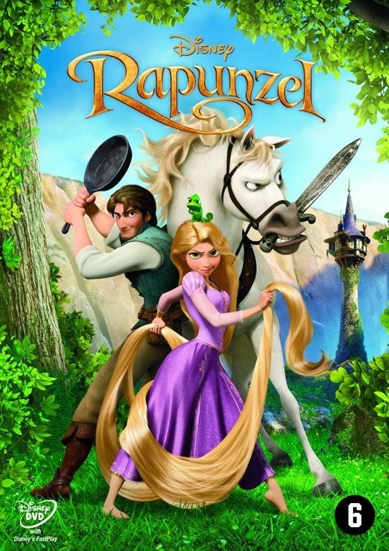 DVD Disney - Rapunzel, Alle leeftijden, Nederlands, Ophalen of Verzenden, Zo goed als nieuw