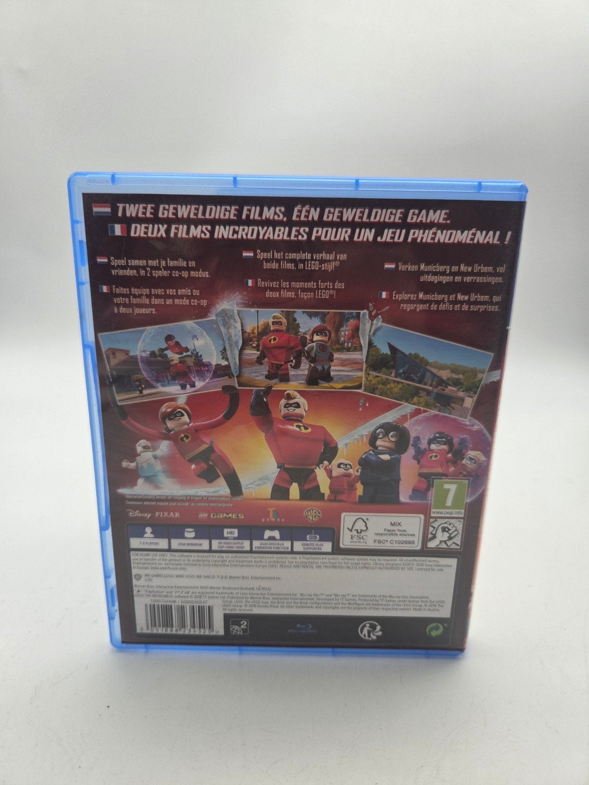 LEGO The Incredibles PS4 - Avontuurlijk familiespel, Avontuur en Actie, 2 spelers, Eén computer, Ophalen of Verzenden
