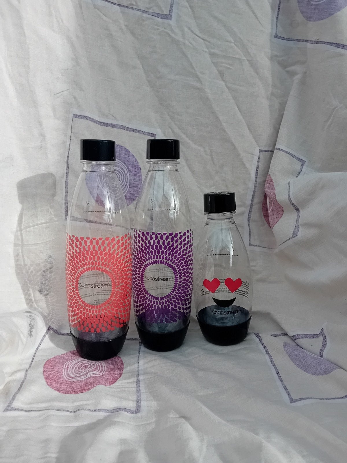 3 Sodastream drinkflessen, 1keer gebruikt, Witgoed en Apparatuur, Bruiswatermachines, Ophalen of Verzenden, Gebruikt