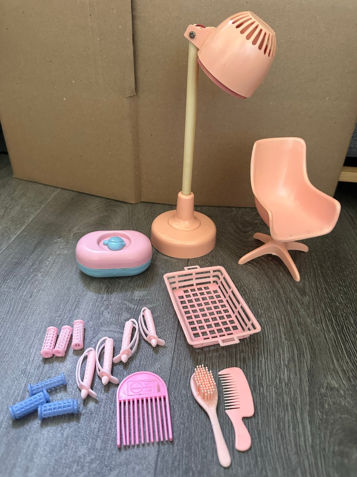 Vintage Poppen Kapsalon Set - Barbie, Sindy, Fleur, Kinderen en Baby's, Ophalen of Verzenden, Gebruikt, Barbie