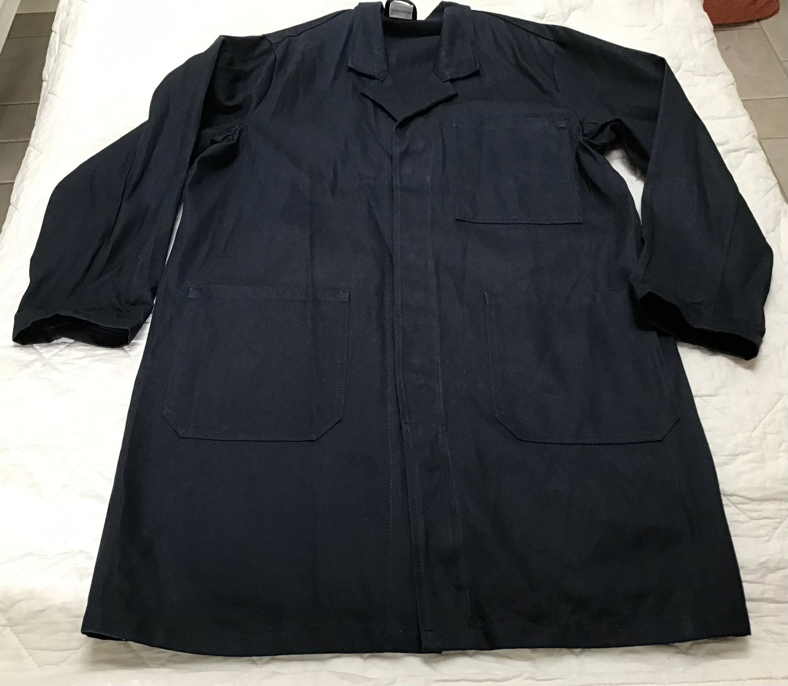 Stofjas-werkjas-schildersjas-maat 48-50 L - blauw-nieuw, Ophalen of Verzenden, Nieuw