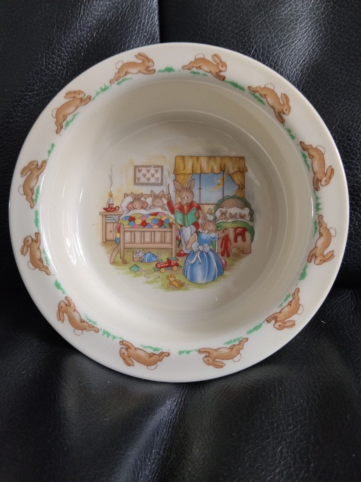 Royal Doulton Bunnykins Papbordje China porselein, Antiek en Kunst, Ophalen of Verzenden