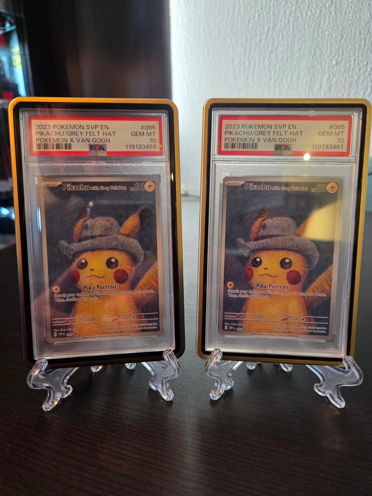 PSA 10 Pikachu with Grey Felt Hat (SVP 085), Ophalen of Verzenden, Nieuw