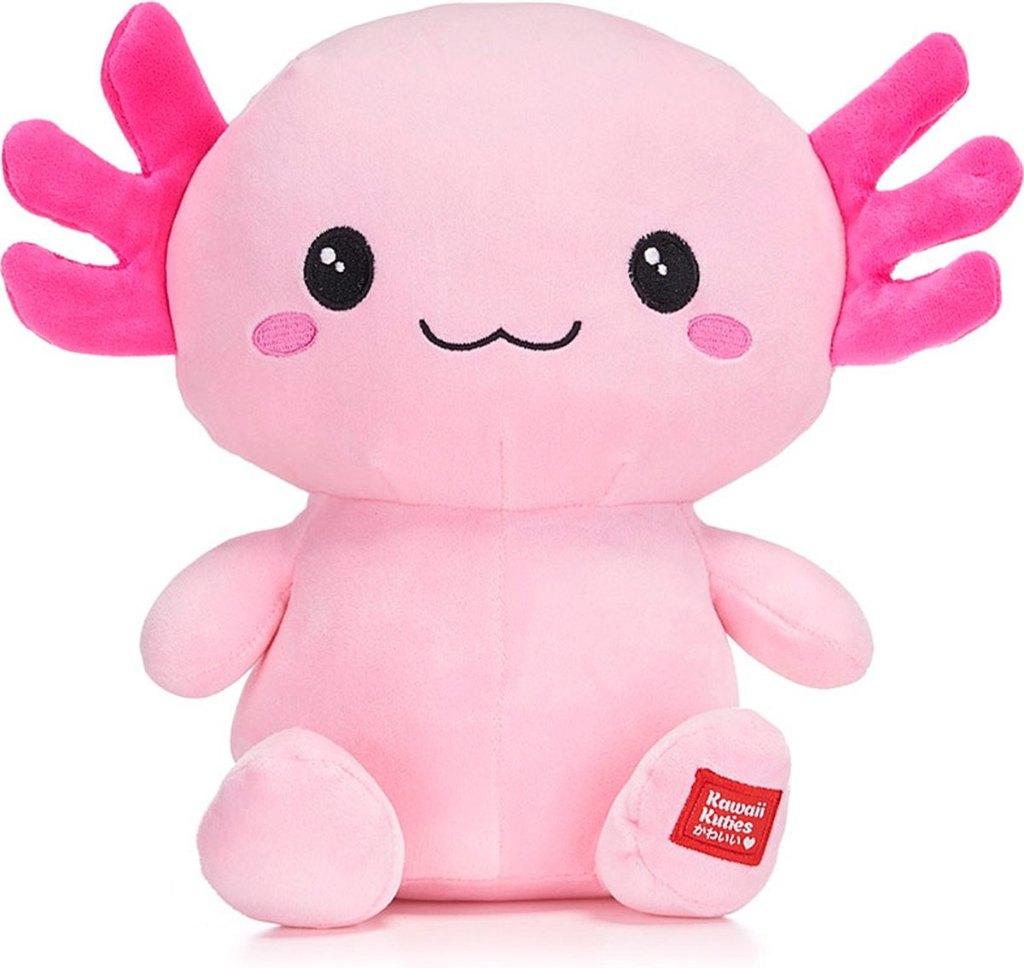 Kawaii Kuties: Axolotl Pluche 24 cm: Roze, ., Overige typen, Nieuw, Ophalen of Verzenden