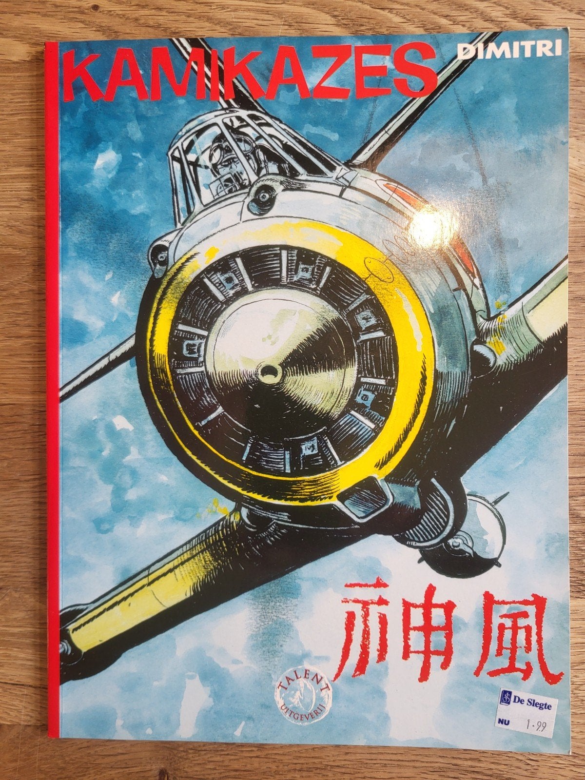 Kamikazes - Dimitri - Stripboek over Japanse piloten, Ophalen of Verzenden