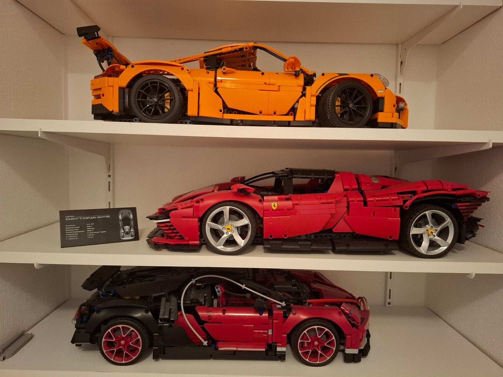 Lepin Technic Porsche,Ferrari,Bugatti, Ophalen, Zo goed als nieuw