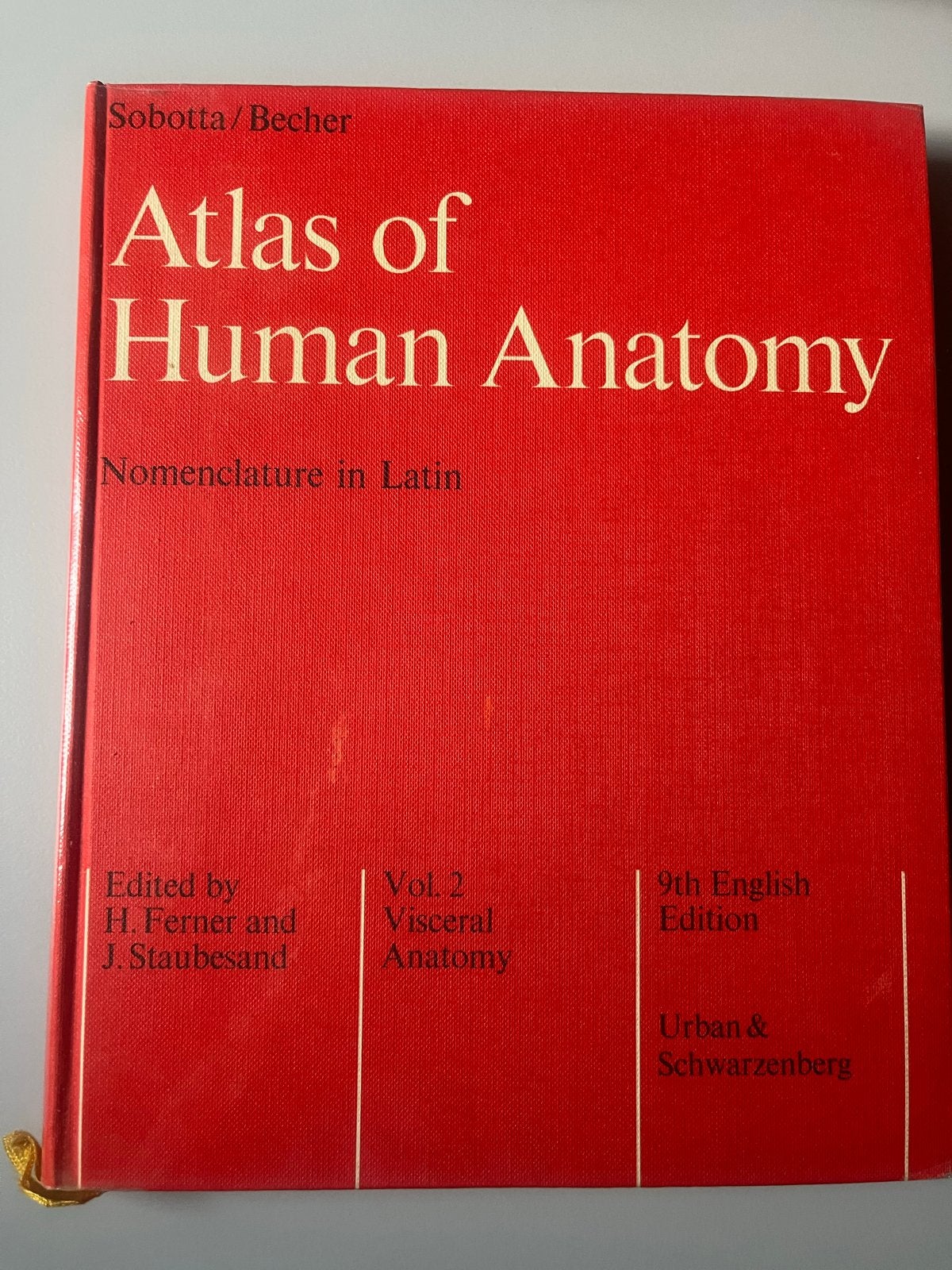 Atlas of Human Anatomy - 9th English Edition, Ophalen of Verzenden, Beta, Gelezen, WO