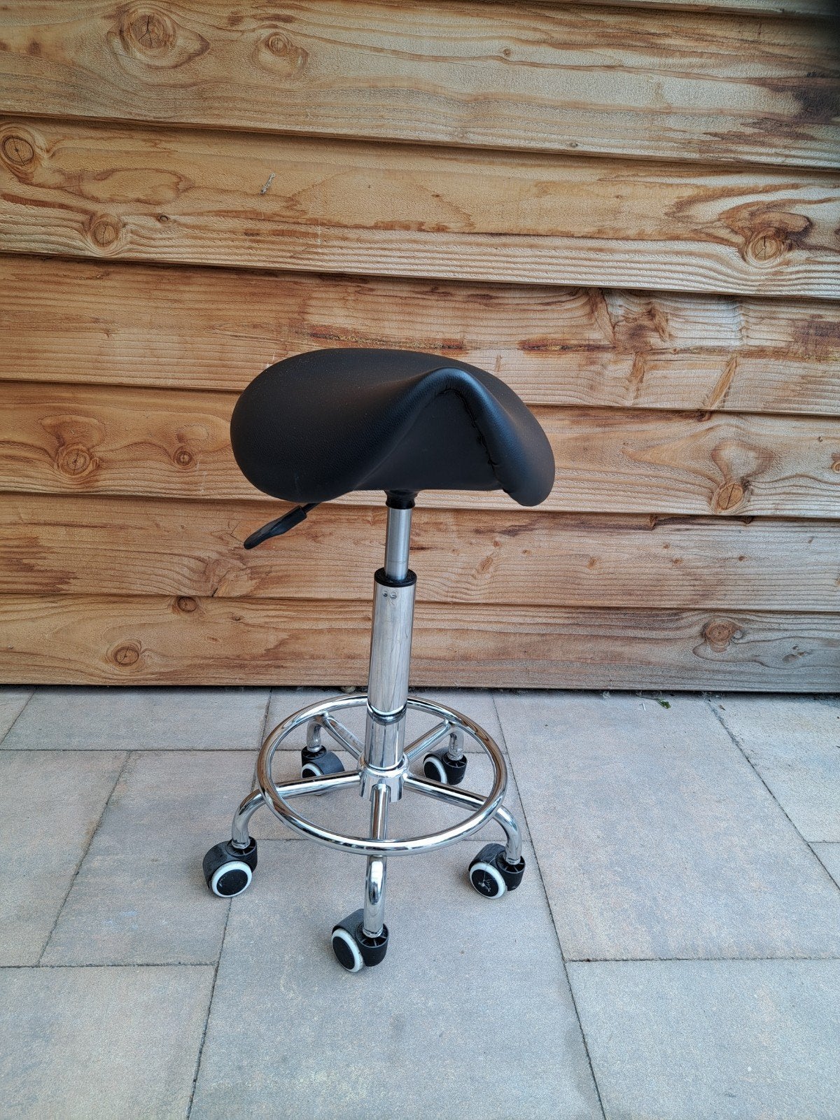 Zadelkruk op wielen - Ergonomische bureaustoel, Ophalen, Zwart, Zo goed als nieuw, Ergonomisch, Modern