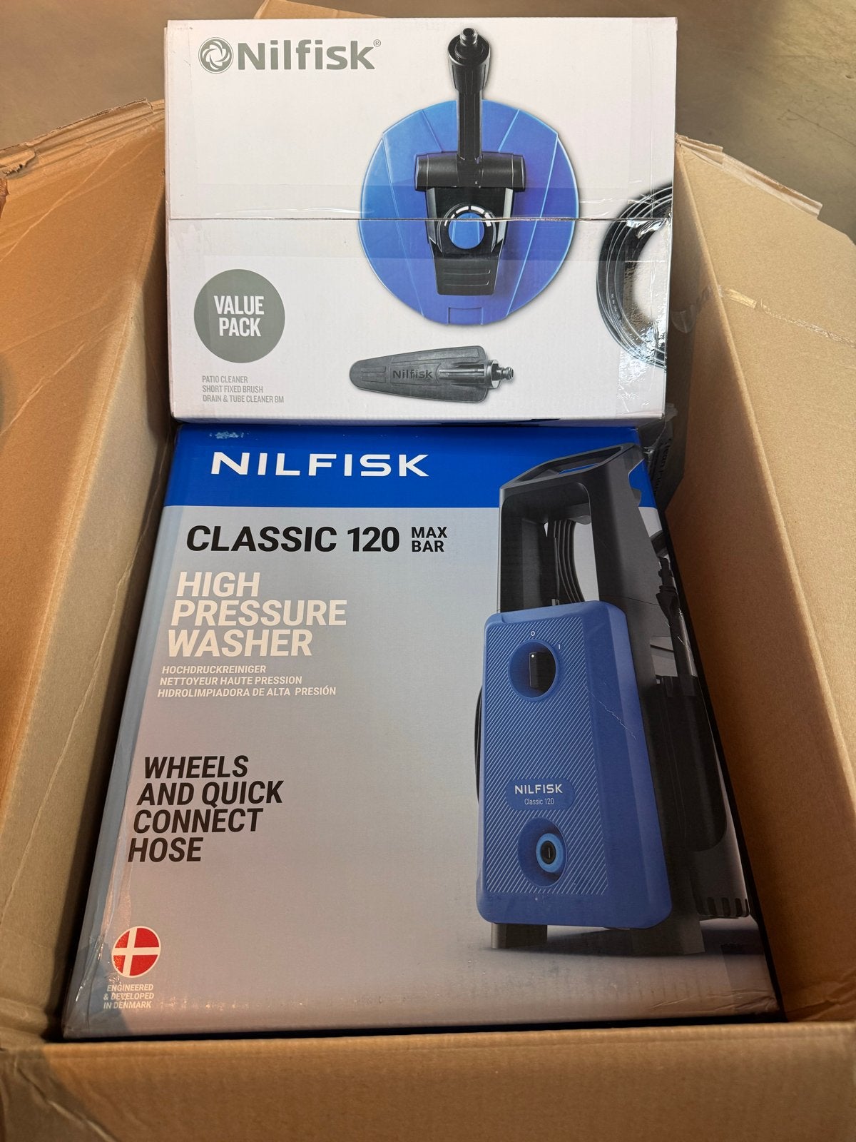 Nilfisk Classic 120 Hogedrukreiniger met Value Pack, Ophalen, Nieuw, Overige typen