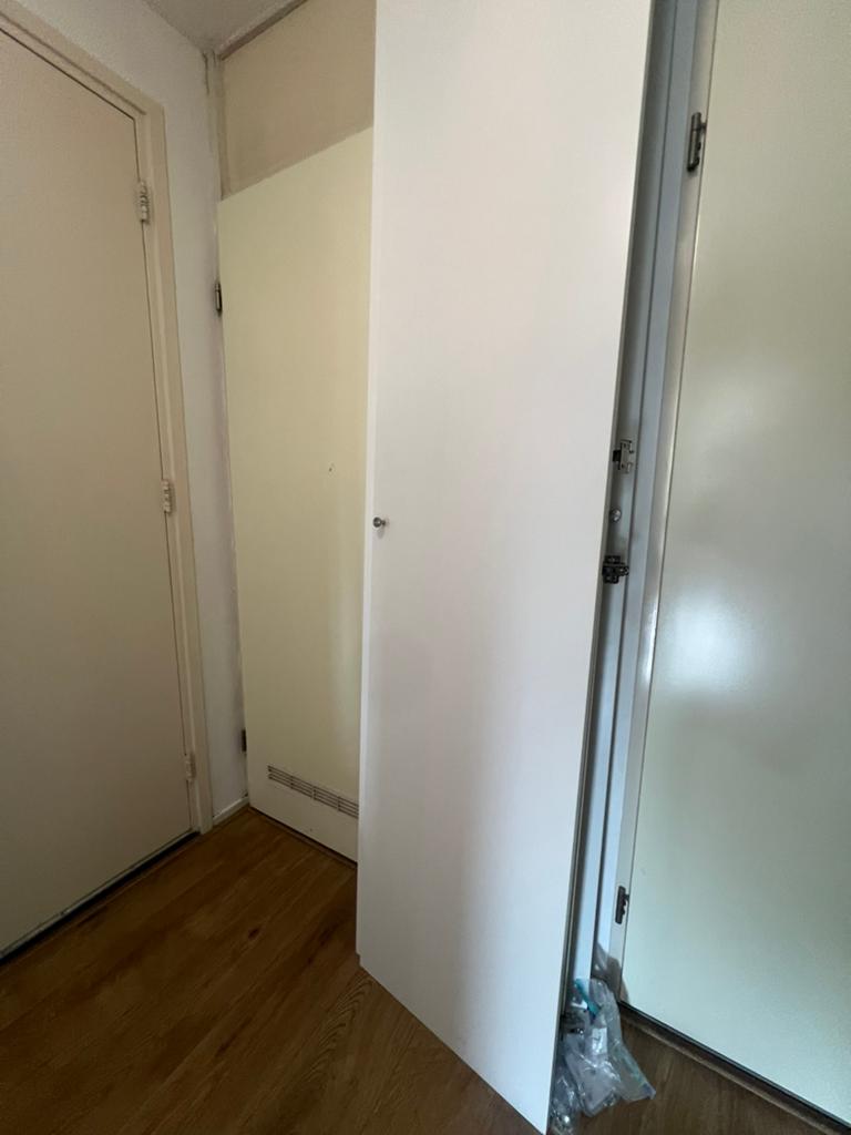4x 50x229cm IKEA witte “forsand” deuren (IKEA kledingskast), Ophalen, Zo goed als nieuw, Binnendeur
