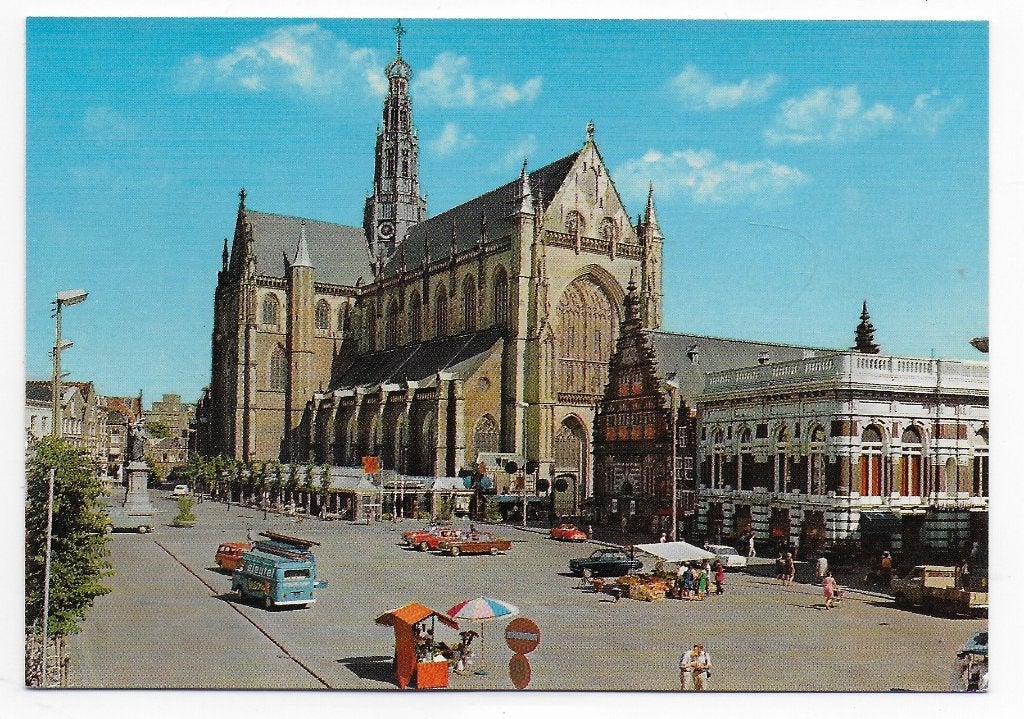 Haarlem St Bavokerk Ongelopen Ansichtkaart ( B5622), Ophalen of Verzenden, 1980 tot heden, Noord-Holland