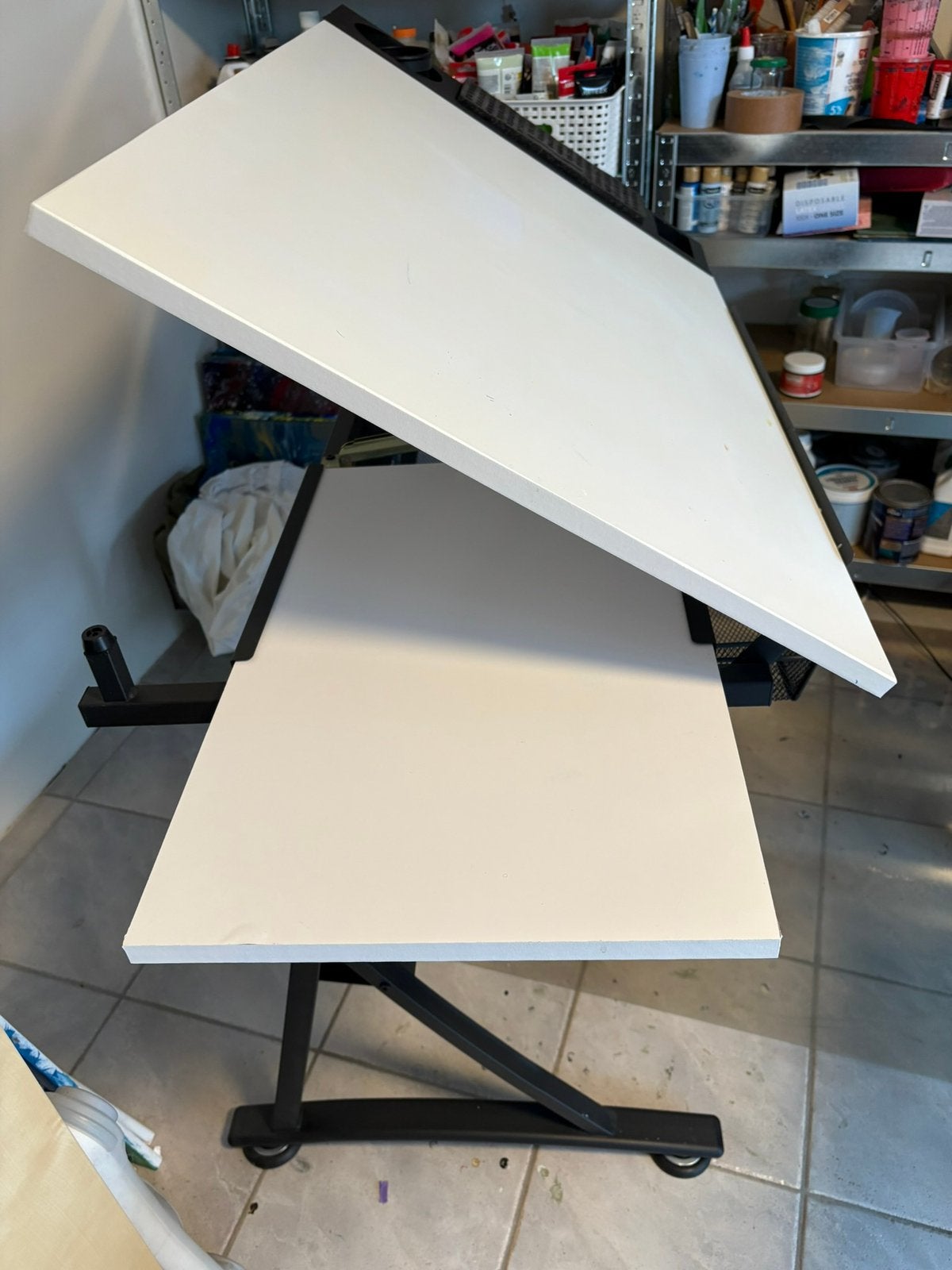 Drawing table  - tekentafel top is 90x60, Ophalen, Zo goed als nieuw