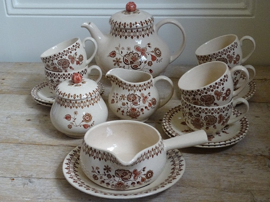 Servies, Johnson Bros, OLD GRANITE, als nieuw