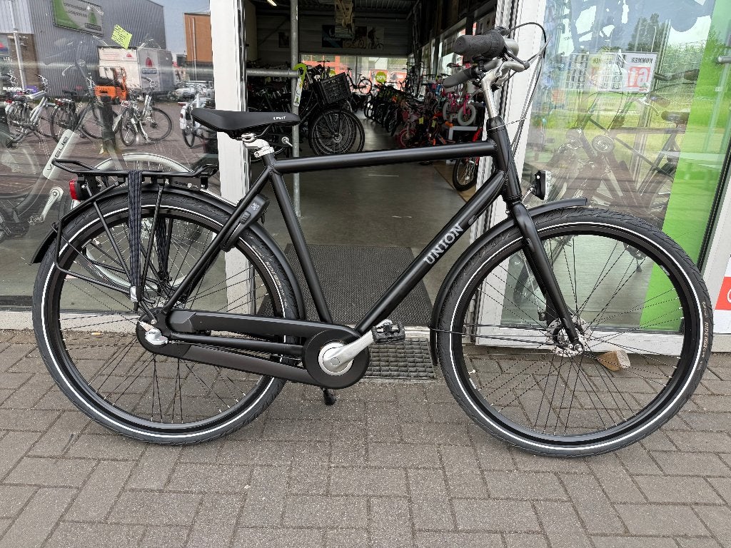 FIETSMASTER 28 INCH UNION HERENFIETS RB3 MAT ZWART VERSION, Overige merken, Versnellingen, Nieuw, Ophalen of Verzenden