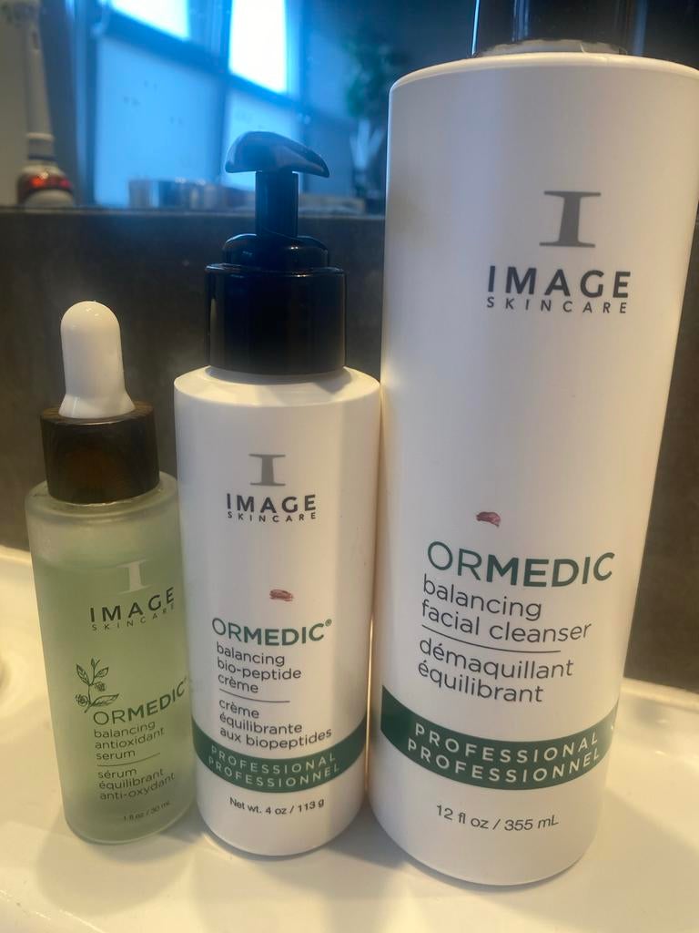 Image Skincare ORMEDIC Set: Crème, Cleanser & Serum Salon, Sieraden, Tassen en Uiterlijk, Uiterlijk | Gezichtsverzorging, Ophalen of Verzenden