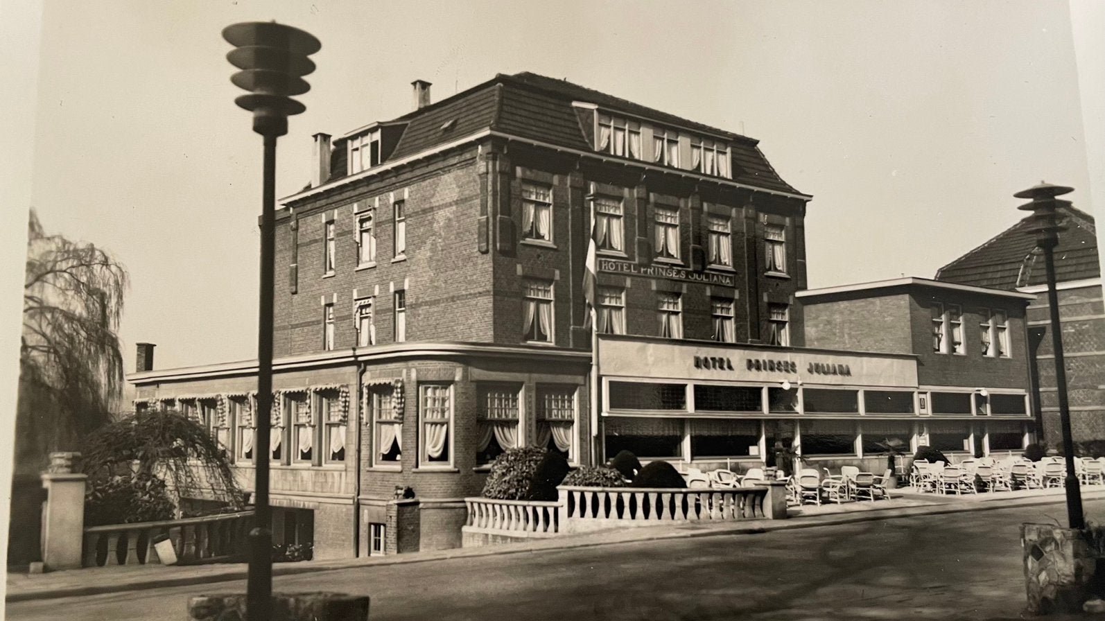 Valkenburg Hotel Prinses Juliana 1958 ., Verzamelen, Ophalen of Verzenden, 1940 tot 1960, Zo goed als nieuw, Overige onderwerpen