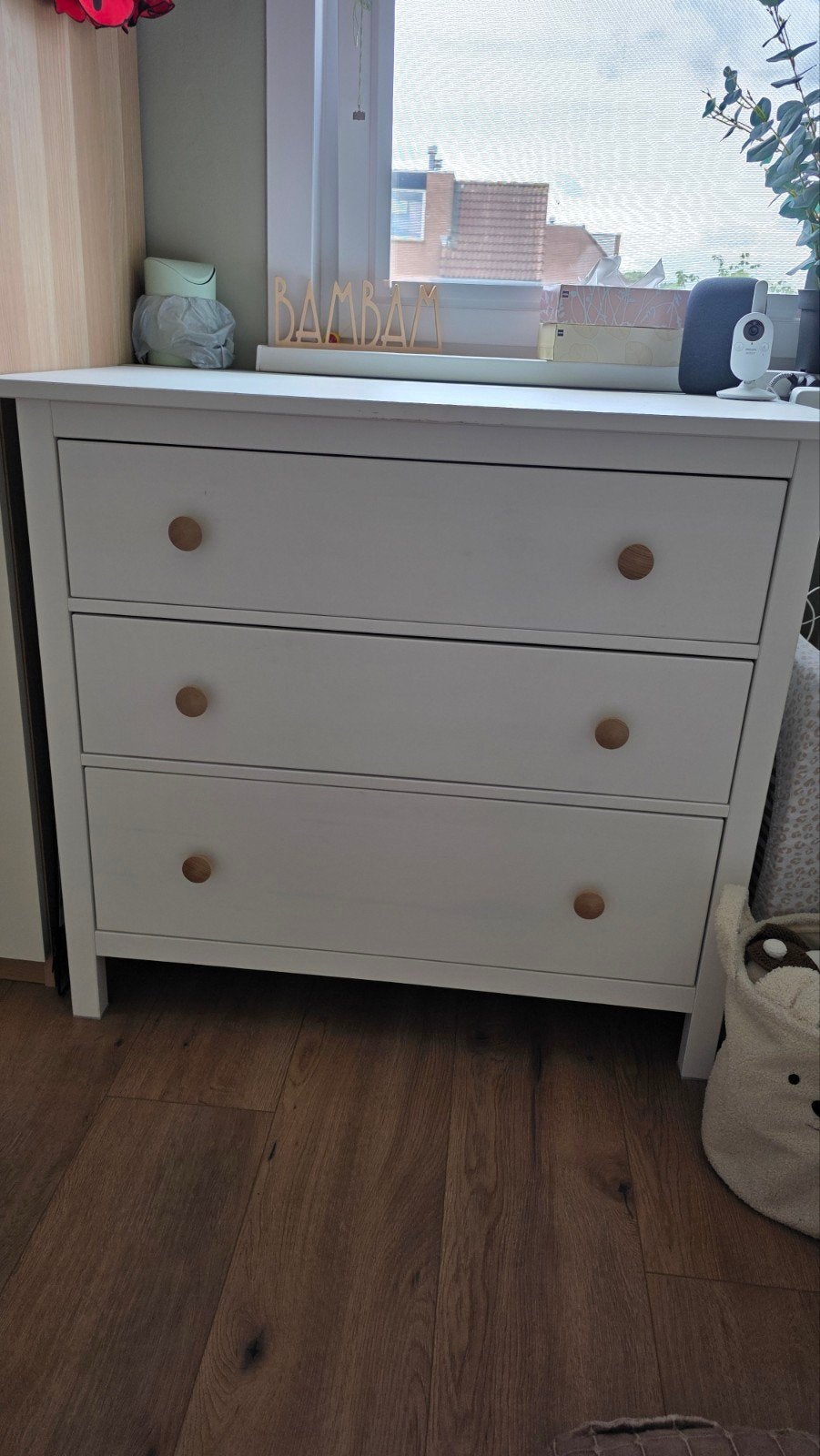 Ikea Hemnes ladekast met 3 laden, Ophalen, Modern, Scandinavisch, 100 tot 150 cm, 50 tot 100 cm