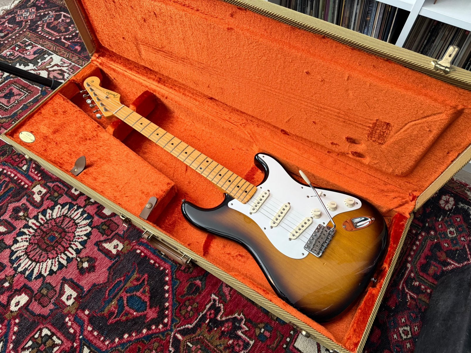 Fender AVRI 57 stratocaster uit 2017 te koop, Ophalen, Gebruikt, Solid body, Fender
